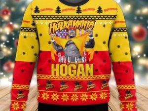 Hulk Hogan Ugly Christmas Sweater Xmas Gift - Image 1