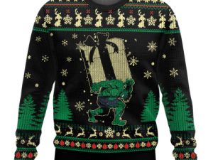 Hulk Man Ugly Christmas Sweater - Image 1