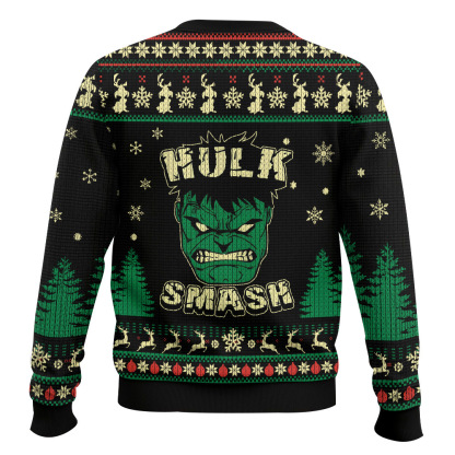 hulk man ugly christmas sweater 2 Hulk Man Ugly Christmas Sweater - Image 2