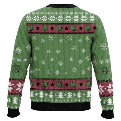 hulk smash ugly christmas sweater 2 Hulk Smash Ugly Christmas Sweater - Image 2