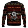 Hunting Demons Saving Christmas Kaz 2Y5 Supernatural Ugly Christmas Sweater - Image 2