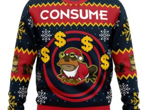 Hypnotoad Consume Futurama Ugly Christmas Sweater - Image 1