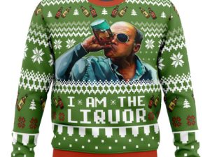 I Am The Liquor Trailer Park Boys Ugly Christmas Sweater - Image 1