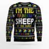 I Am The Rainbow Sheep Of Family Ugly Christmas Sweater - Image 1