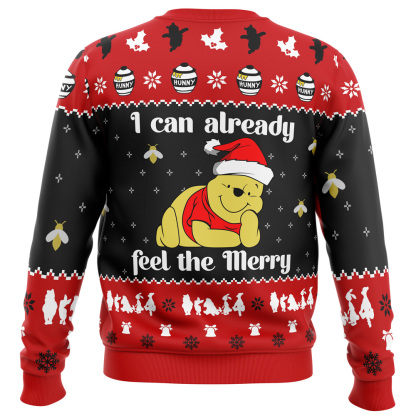 i can already feel the merry pooh ugly christmas sweater 2 I Can Already Feel The Merry Pooh Ugly Christmas Sweater - Image 2