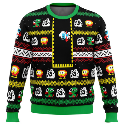 i dig christmas dig dug ugly christmas sweater 1 I Dig Christmas Dig Dug Ugly Christmas Sweater - Image 1