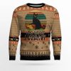 I Do What A Want Black Cat Ugly Christmas Sweater - Image 1