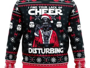 I Find Your Lack Of Cheer Cosmic Battles Ugly Christmas Sweater - Image 1