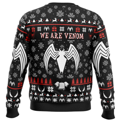 i have a parasite we are venom venom ugly christmas sweater 2 I Have A Parasite We Are Venom Venom Ugly Christmas Sweater - Image 2