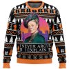 I Never Argue I Explain Downton Abbey Ugly Christmas Sweater - Image 1
