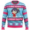 I Saw Mommy Love Chunibyo Other Delusions Ugly Christmas Sweater - Image 1