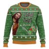 I Saw That Grinch Funny Jesus Christ Meme Ugly Christmas Sweater - Image 1