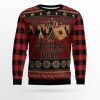 I Tried To Be Good But Then I Went Camping Ugly Christmas Sweater - Image 1