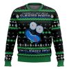 I Turned Myself Into A Sweater Morty Im Sweater Rick Rick Morty Ugly Christmas Sweater - Image 1