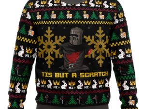 Ibite Ya Legs Off Monty Python Ugly Christmas Sweater - Image 1