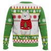 Ice Bear Wearing Sweater Ugly Christmas Sweater - Image 2