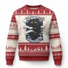 Icelandic Xmas Ugly Christmas Sweater Yule Cat Jolakotturinn Xmas Eve - Image 1