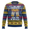 Iconic German Brew Its The Most Wonderful Time Ugly Christmas Sweater - Image 1