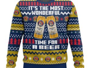 Iconic German Brew Its The Most Wonderful Time Ugly Christmas Sweater - Image 1