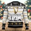 Iconic Irish Stout Drunk Ugly Christmas Sweater - Image 1
