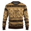 Iconic Irish Stout Snowing Ugly Christmas Sweater - Image 2