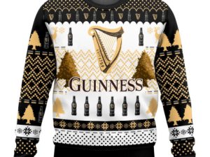Iconic Irish Stout Ugly Christmas Sweater Holiday Gift - Image 1