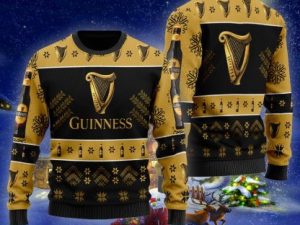 Iconic Irish Stout Xmas Ugly Christmas Sweater - Image 1