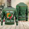 Ight Imma Head Out Santa Funny Ugly Christmas Sweater - Image 2