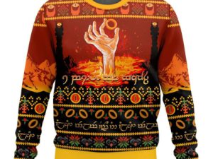 Ill Be Back Lord Of The Ring Ugly Christmas Sweater - Image 1