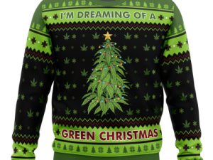 Im Dreaming Of A Green Ugly Christmas Sweater - Image 1
