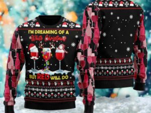 Im Dreaming Of Quotes Ugly Christmas Sweater - Image 1