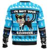 Im Not Your Reindeer Blue Exorcist Ugly Christmas Sweater - Image 2