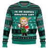 Im On Santas Naughty List Vinland Saga Ugly Christmas Sweater - Image 1