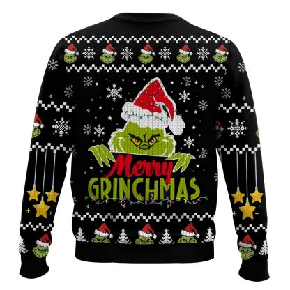 im so cute even the grinch wants to steal me the grinch ugly christmas sweater 2 Im So Cute Even The Grinch Wants To Steal Me The Grinch Ugly Christmas Sweater - Image 2