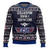 Inverted Top Gun Ugly Christmas Sweater - Image 1