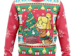Isabelle Animal Crossing Ugly Christmas Sweater - Image 1