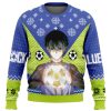 Isagi Yochi Blue Lock Ugly Christmas Sweater - Image 1