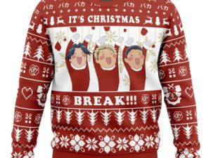 Its Christmas Break The Moron Trio Maid Sama Ugly Christmas Sweater - Image 1