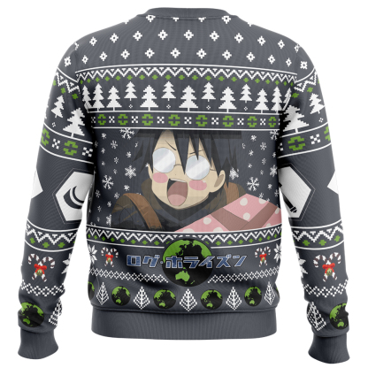 its curry stmas i love curry stmas log horizon ugly christmas sweater 2 Its Curry Stmas I Love Curry Stmas Log Horizon Ugly Christmas Sweater - Image 2