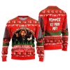 Its Not Christmas Until Fall From Nakatomi Plaza Red Ugly Christmas Sweater - Image 1