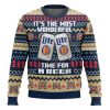 Its The Most Wonderful Time For A Miller Lite Ugly Christmas Sweater - Image 1