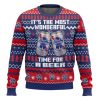 Its The Most Wonderful Time For A Pabst Blue Ribbon Ugly Christmas Sweater - Image 1