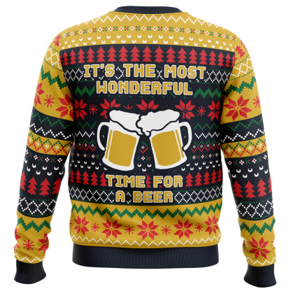 its the most wonderful time parody ugly christmas sweater 2 Its The Most Wonderful Time Parody Ugly Christmas Sweater - Image 2