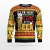 Its The Most Wonderful Time Ugly Christmas Sweater Holiday Gift - Image 1
