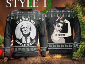 Its Time We Circle Back Brandon T Unisex Funny Ugly Christmas Sweater - Image 1