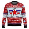 Its True Its Damn True Kurt Angle Ugly Christmas Sweater - Image 1