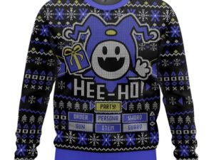 Jack Frost Video Game Ugly Christmas Sweater - Image 1