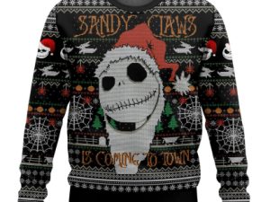 Jack Skellington Ugly Christmas Sweater Holiday Gift - Image 1