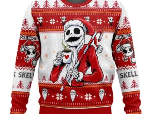Jack Skellington Ugly Christmas Sweater Xmas Gift Holiday Gift - Image 1
