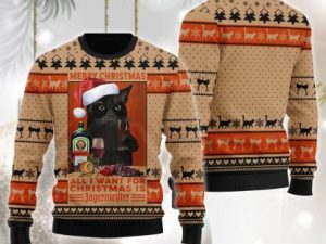 Jagermeister Is All I Want For Ugly Christmas Sweater - Image 1